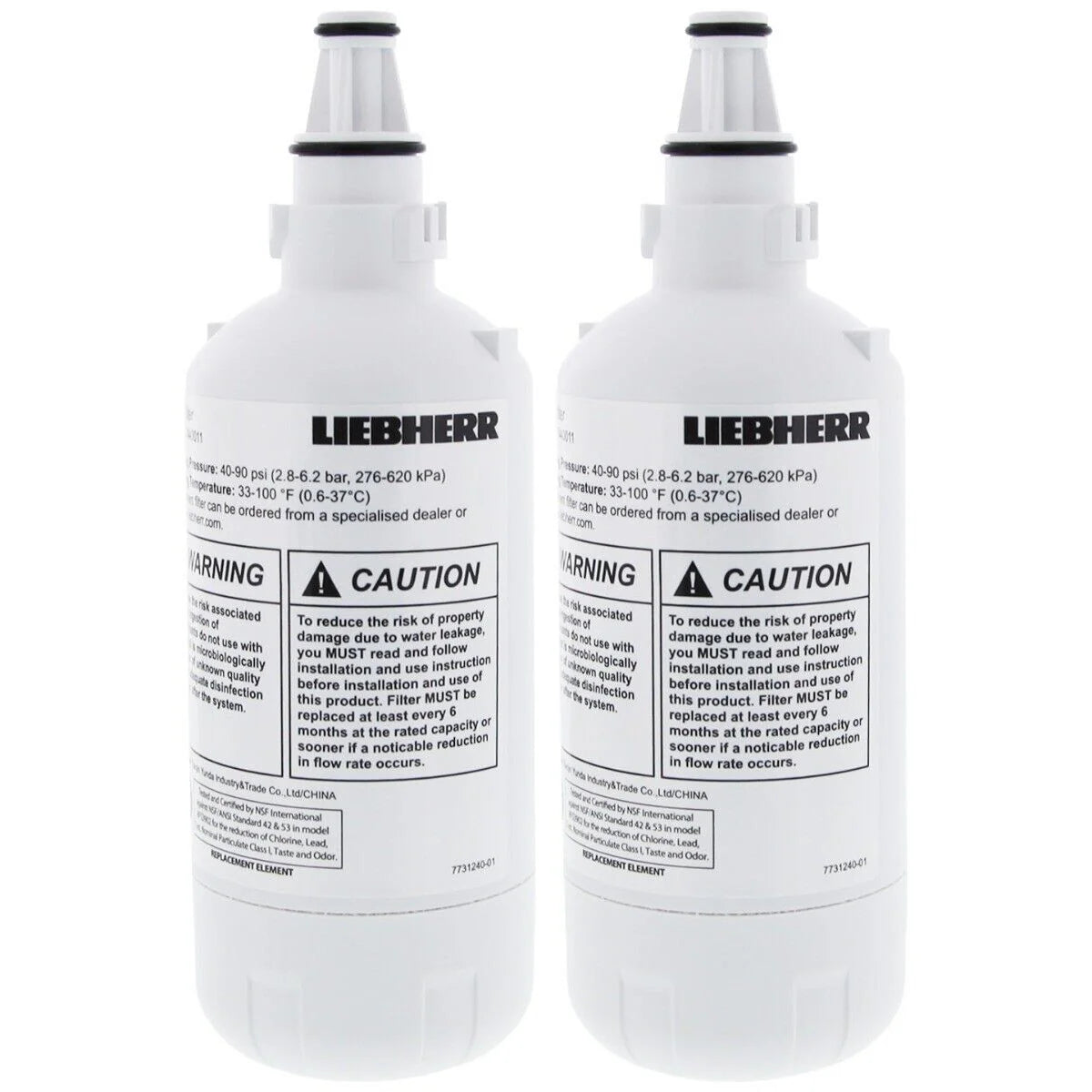 Liebherr 7440000 Refrigerator Water Filter Replacement, White, 744000200